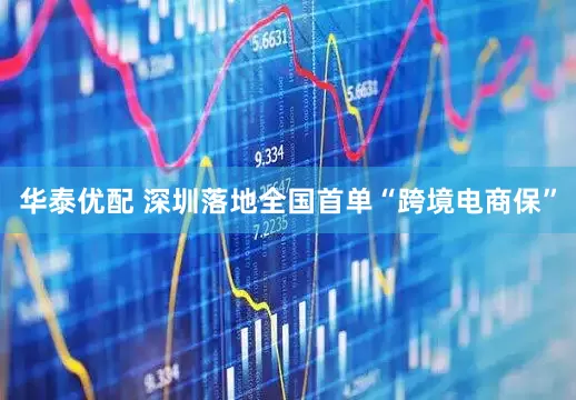 华泰优配 深圳落地全国首单“跨境电商保”